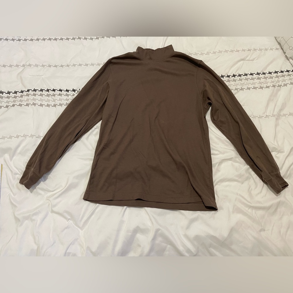 Taupe Long Sleeve Turtleneck